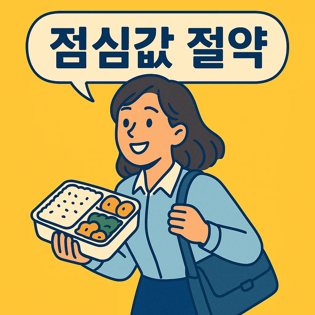 점심값 절약으로 연 100만 원 모으는 현실 전략